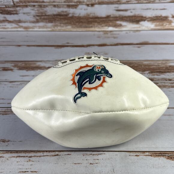 Miami Dolphins Logo Football Super Bowl Seven And Super Bowl Eight - Picture 2 of 4